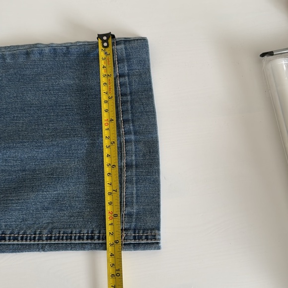 Cache Blue Flare Wide Leg Jeans - Picture 10 of 10